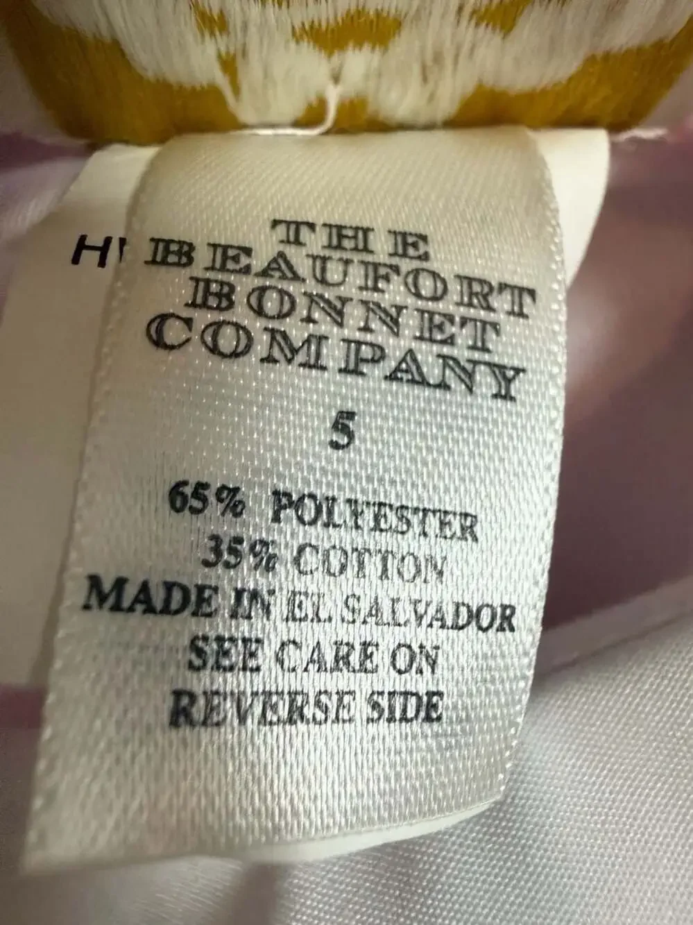 The Beaufort Bonnet Company Pink and Blue Long Sleeve Lindy's Lunch Dress